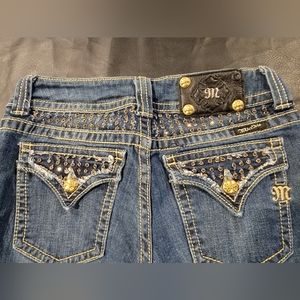 Miss Me jeans dark wash. Size 27
